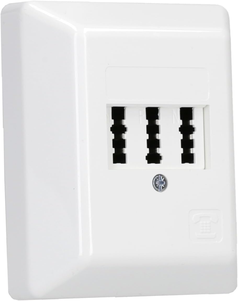 Rutenbeck TAE 3x6 NFN AP rein white (Nur als Vielfaches from 10 bestellbar)