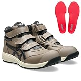 アシックス 安全靴 作業靴 ウィンジョブ 【CP312】 1273A111 020：トープグレー×グラファイトグレー 28.0cm + インソール 【1273A008】（600：レッド）LL セット品