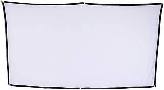 Tela de projeção de vídeo, tela de projetor portátil dobrável para filmes ao ar livre para displays públicos para home theater para palestras educacionais