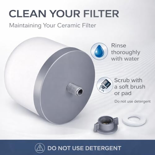 Filtre à eau dôme en céramique pour éliminer les sédiments des fontaines