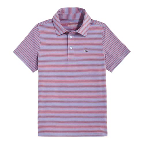 Image of Vineyard Vines Kids Bradley Stripe Sankaty Polo (Toddler /Little Kids /Big Kids)