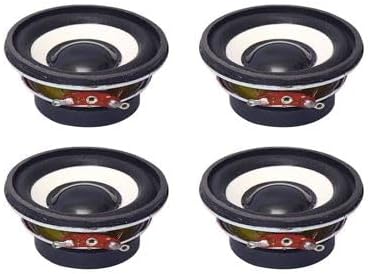 SP Electron Pack of 4 Pcs 2 inch 4 ohm 3W Round Full Range Home Audio Speaker Stereo Subwoofer
