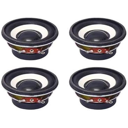 SP Electron Pack of 4 Pcs 2 inch 4 ohm 3W Round Full Range H