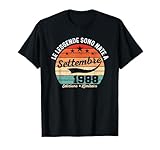 Photo Gallery 37 anni compleanno uomo donna regalo settembre vintage 1988 maglietta Photo Gallery 37 anni compleanno uomo donna regalo settembre vintage 1988 maglietta