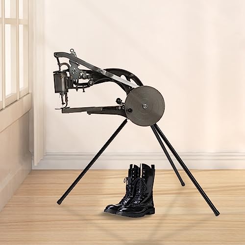 Machine à coudre manuelle cordonnier réglage à 360° pour cuir