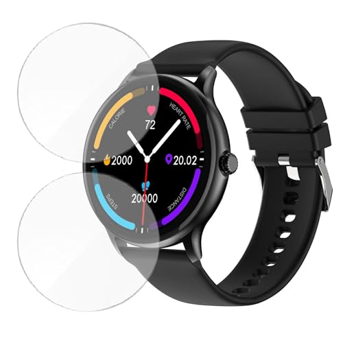 Image of 2 Pack| Smartwatch Screen Protector for Fire Boltt Phoenix Pro |1.39 inch| | Flexible TPU Film, 9H Scratch Resistant, Bubble Free Installation - Not Tempered Glass