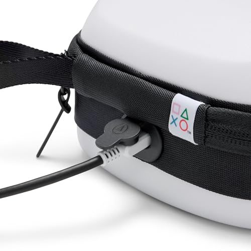 Image of PowerA Protection Case for DualSense Wireless Controller with Accessories Storage and Travel Handle, White (Officially Licensed)