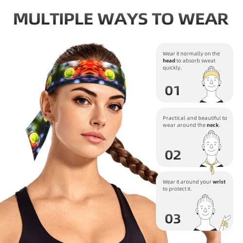 WZYWHJ Squash Picture Headbands,Sports Head Tie,Headband for Men and Women,Hair Band for Running Workout Football - Image 6
