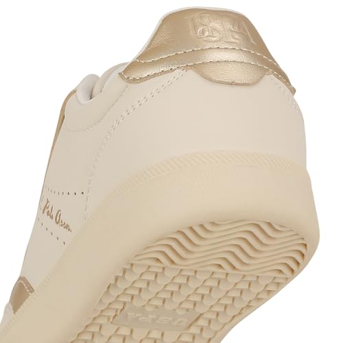 Image of U.S. Polo ASSN. Renata Off White Sneakers Shoes with Premium Upper