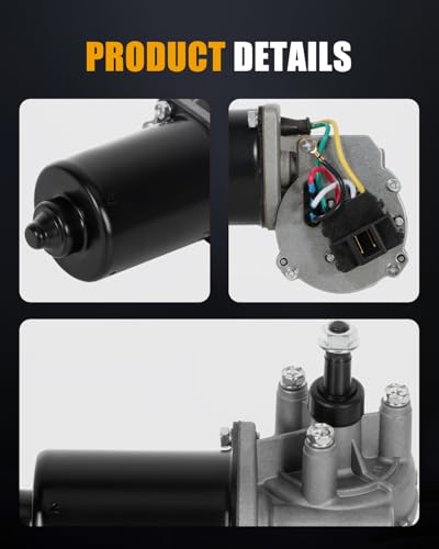 Image of ROADFAR Front Windshield Wiper Motor for Dodge for Ram 1500 Van 1998-2003 | Fit For Dodge For B1500 B2500 B3500 1998|For Dodge For Ram 2500 Van For Ram 3500 Van 1998-2003|55155046AD|55155046AE|4 Pins