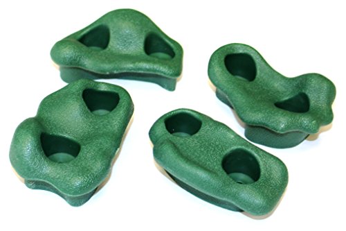 image for Eastern Jungle Gym Textured Rock Wall Climbing Hand Holds Green with M