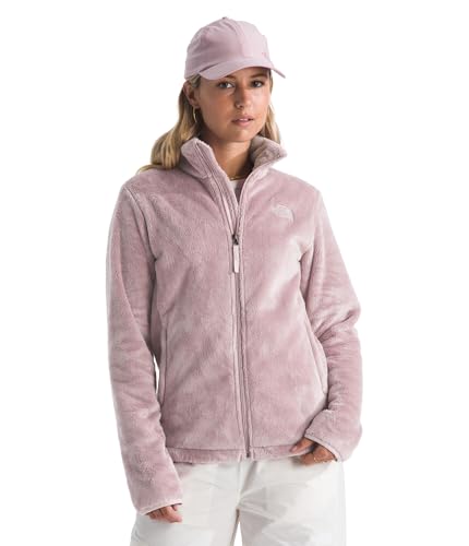 The North Face Women's Osito Full Zip Fleece Jacket (Standard & Plus Size) - Soft & Lightweight Fleece, Secure Zip Pockets, Metal Pink, Large
