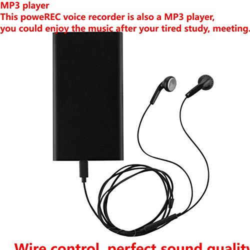 Digital Voice Recorder VOICE ACTIVATION Mini Voice Recorder Power Bank