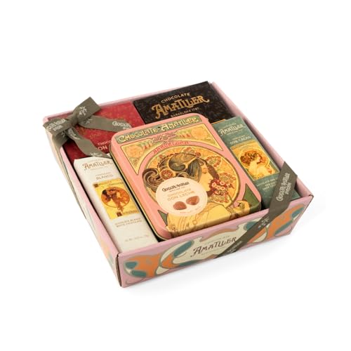 Chocolate Amatller Regalo Original (Caja Regalo de Chocolates Carteles 266gr) Variados