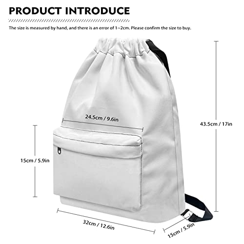 Kuiaobaty Boho Ethnic Floral Drawstring Backpack for Men Women Morocco Pattern Girls School Bag PE Bags Sports Backpacks for Swimming Yoga - Image 4