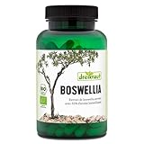 Extrait d’encens Indien, Bio, 140 Capsules, 400mg, haut dosage, sans aditifs, fabriqué en Allemagne