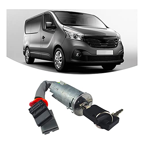 FanPaYY Ignition Lock Car Ignition Barrel Switch with 2 Keys Barrel Lock Switch 7701203147 For Ni-ssan Primastar Opel Vivaro Trafic Vauxhall Vivaro - Image 3
