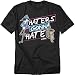 Regular Show Haters Gonna Hate T Shirt & Exclusive Stickers (Medium) Black