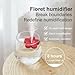 Imagen de Vasiumic Humidificador de flores portátil compacto con difusor de aceite de aromaterapia