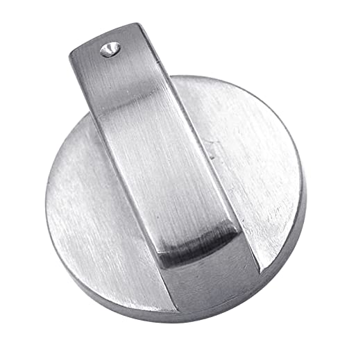 Itkcozcg Drehknopf für Brenner, Herdknöpfe, strapazierfähig, Metall, für Kochgeschirr, Öfen, Ofen, Ersatzknöpfe, Edelstahl, Kinder, klein