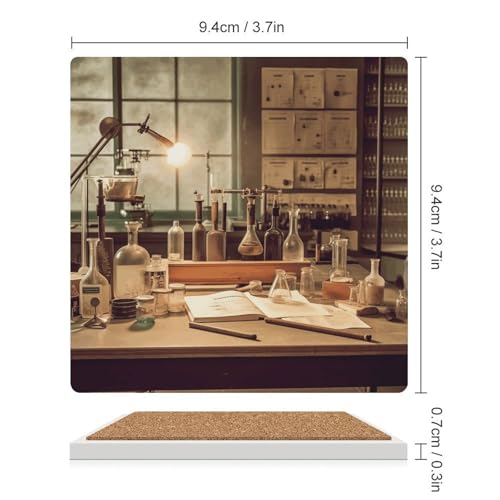 Dessous de verre céramique anti tache protection de table - 3