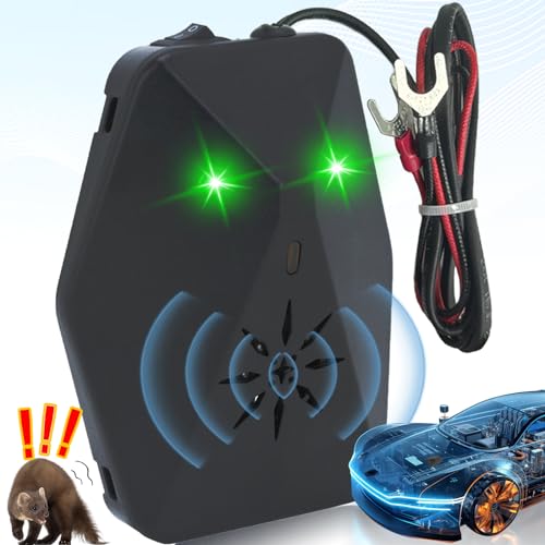 Warmfay Marderschreck Auto - 2 Modi mit Multifrequenz-Ultraschall und...