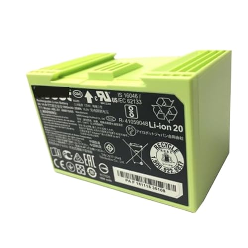 Batterie De Remplacement 14,4 V 1800 MAh for IRobot Roomba, Séries E Et I, I7+, E5, 7150, 7550, I3, 3150, I3+, 3550, I4, 4150, I4