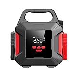 26800mAh Jump Starter, 12V 160PSI Portable Power Pack with LED Display & Smart Cables,Air Compressor, LED Lights Battery Pack for All Cars, Trucks, SUVs, Boats, RVs & 10L Diesel Engines