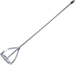 TILER Paint Mixer for Drill in 1 to 5 Gallon Bucket -Mud Stirrer Drill Attachment Paddle Dia.- 100mm -23.62 Inch Length- Z...