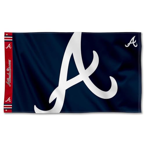 Atlanta Braves Printed Header Flag 3x5 Banner