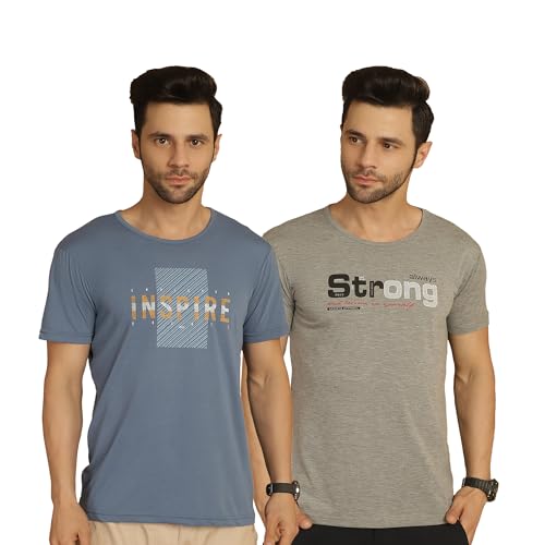 Image of Mack Jonney Regular Fit Mens Tshirts(Pack of 2-MACK631784)