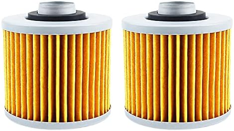 Motorcycle Oil Filter for YAMA-HA XT250 XT400 XT500 XT550 XT600 Tenere XT600EZ XT660 XT660RXZ MT03 TT250 TT500 TT600 TT600R (Color  Yellow-2 pcs)