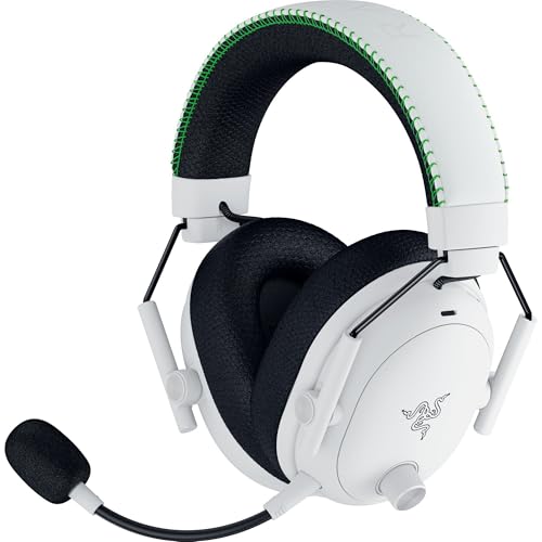 Razer BlackShark V3 Pro Xbox S|X - Casque e-Sport sans Fil avec ANC - Réduction Active du Bruit - Haut-parleurs Triforce 50mm - HyperSpeed 2,4 GHz & Bluetooth - Equilibre Jeu/Chat - Xbox/PC | Blanc