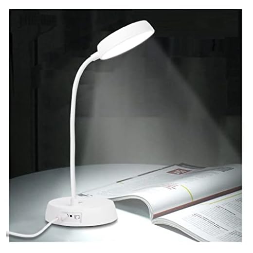 SaleON Rechargeable Led Touch Desk lamp, USB Charging led Book Light Touch dimming led Reading lamp Touch Sensor (1298)