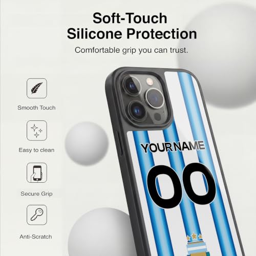 Coque iPhone 13 Pro Max Argentine Maillot 2026 Protection Antichoc Housse Silicone