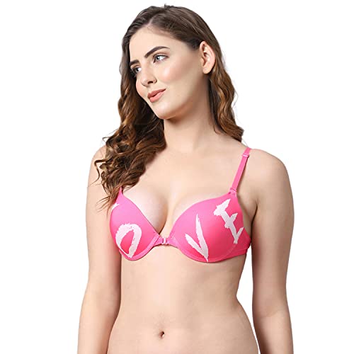 Image of Quttos PrettyCat Printed Front Open Underwire Sexy Pushup Bra