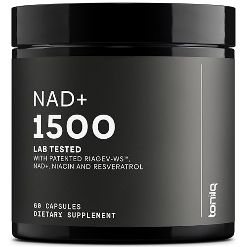 11% off - Toniiq NAD+ Supplement 1500mg - Ultra High Strength NAD Supplement with Clinically Studied...