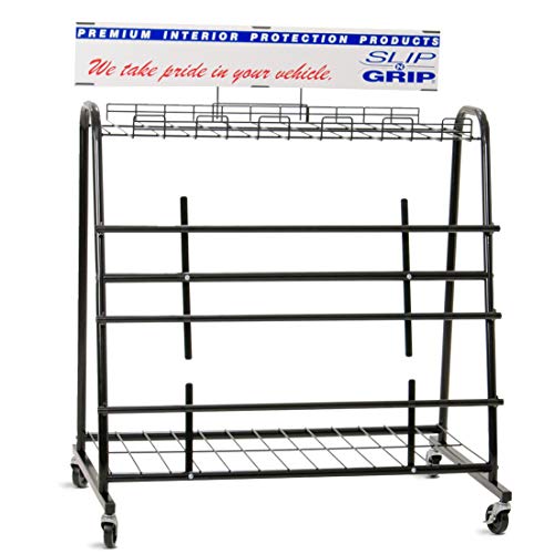 Slip-N-Grip Floor Dispenser Rack