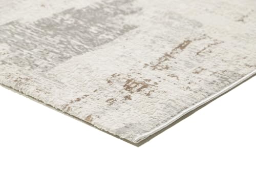 Alfombra gris multicolor Carpient de 136x200 cm modelo Cielo para comedor 3