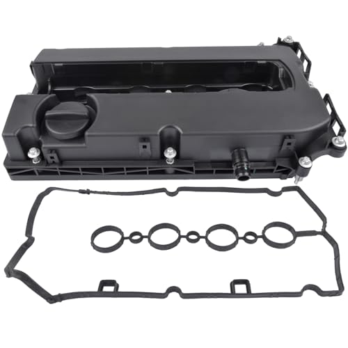 Image of Engine Valve Cover Replacement for Cruze 2010-2016 Aveo /Aveo5 2009-2011 | Replacement for Sonic Pontiac G3 Saturn Astra 1.8 1.6L, 55564395, 55558673, with Gasket & Cap