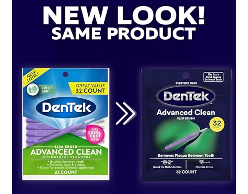 Image of DenTek Complete Clean Easy Reach Floss Picks, Advanced Fluoride Coating, Mouthwash Blast Flavor, 32 ct. (Pack of 2)