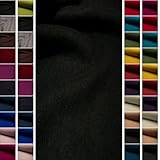 StoffBook Tessuto Noble WALKLODEN 620G 100% Lana Vergine, Nero B446