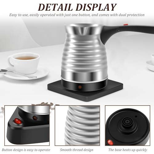 Cafetera Turca Eléctrica Automática 0.5 L miniatura 3