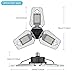 LZHOME 2-Pack Deformable LED Garage Ceiling Lights, 9000 Lumens, 82W CRI 80, Adjustable Shop Lighting (No Motion Activated)