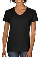 PRESHRUNK COTTON FABRIC: Ensures your garment maintains its original shape and size wash after wash, providing lasting comfort and fit. TAPERED FIT DESIGN: Provides a modern and flattering silhouette specifically tailored for ladies, enhancing your o...