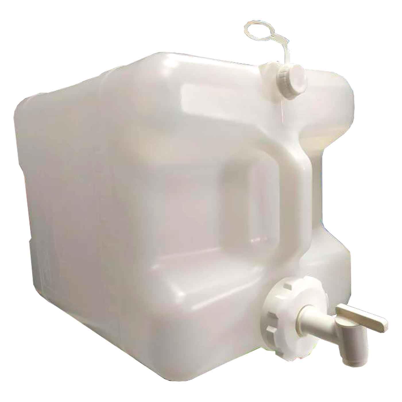 AC - Bidón con grifo y cierre hermético, Ideal para el almacenamiento de liquidos, fabricado en plástico, 26 Litros de capacidad, 44,5 x 28 x 28 cm, Ref. 41165