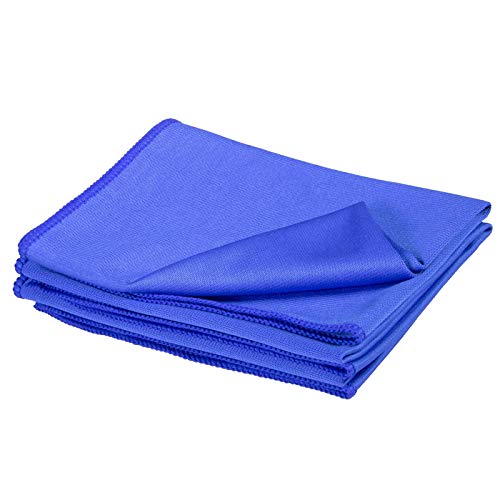 Cosey - (Chiffon de Nettoyage en Microfibre pour Vitre), 3 Pièces, Bleu Nuit Cover