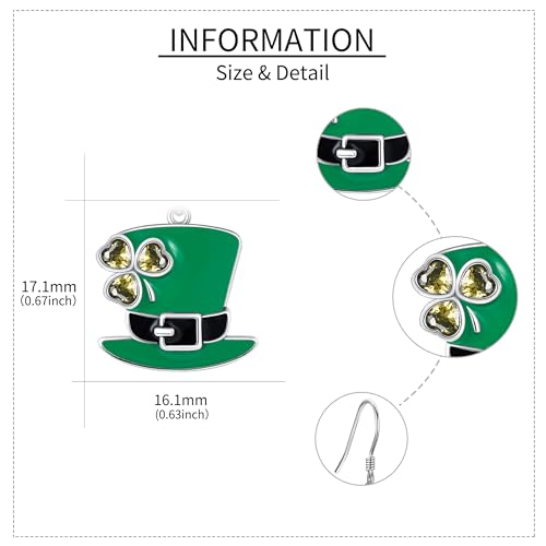 St-Patricks-Day-Earrings-Sterling-Silver-Green-Hat-Dangle-Earrings-St-Patricks-Jewelry-Gifts-for-Women