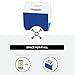 Igloo Playmate Pal Cooler, Blue/White, 7 Qt