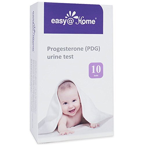 Easy@Home Progesterone (PDG Test) Urine Test Strips Kit -10 Tests, Newly Launched FDA Cleared Ovulation Confirmation Test